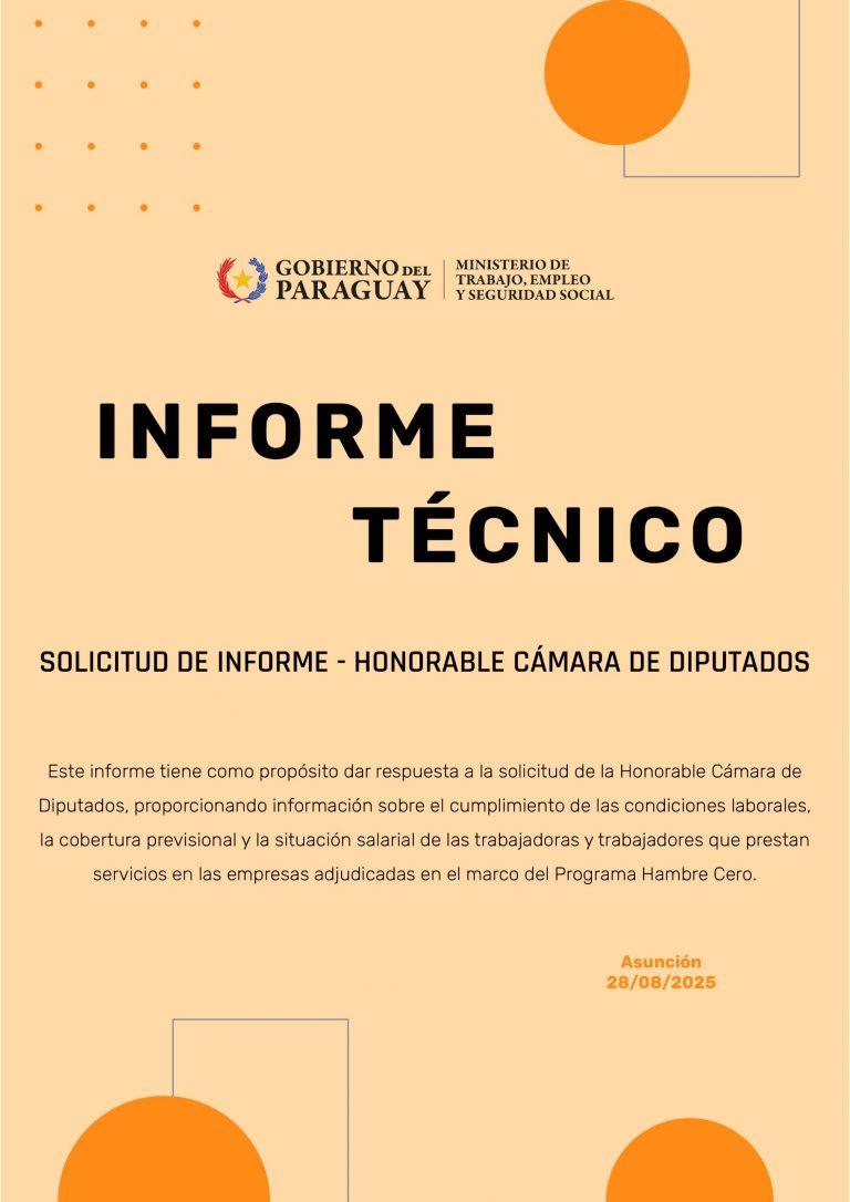 Solicitud de Informe del Programa de Hambre Cero – Honorable Cámara de Diputados